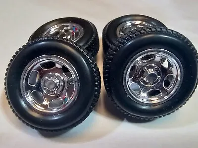 Maisto 1/24 Scale Wheels & Tires For 1993 Chevy 454 Ss P/u Or Building Models. • $9.98