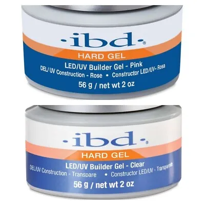IBD BUILDER GEL CLEAR/PINK 56g/226g **PICK YOUR COLOUR** • £19.49