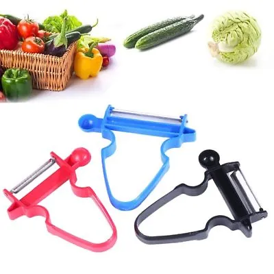 New Magic 3pcs Peeler Set Trio Peeler Slicer Shredder Julienne Fruit Cutter UK • £3.89