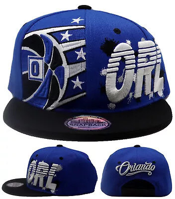 Orlando New Leader Splash Magic Colors Starred Blue Black Era Snapback Hat Cap • $19.99