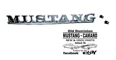 1965-1966 Mustang Coupe / Convertible Fender Script Emblem • $22.95