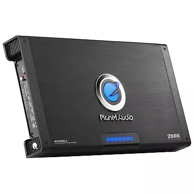 Planet Audio AC2600.2 2600 Watt 2 Channel Car Amplifier Full Range Bridgeable • $135.68