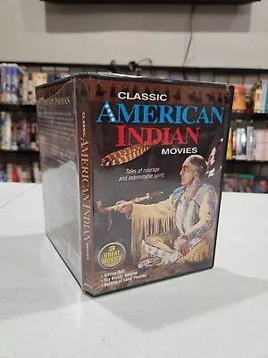 Dvd Classic American Indian Movies (sitting Bull /Cry Blood Apache/Battle Of- A • $7.95