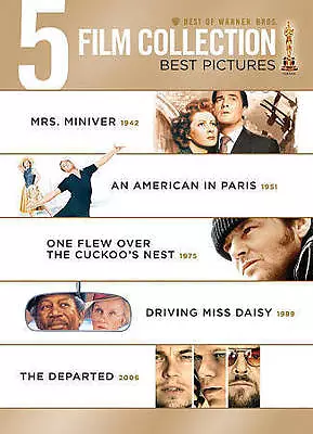 Mrs. Miniver/american In Paris/driving Miss Daisy/one Flew Over/departed - Dvd • $9.95