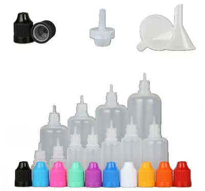 3-120ml Empty Plastic Squeezable Dropper Bottles Eye Liquid Containers Long Tips • $2.86