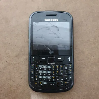 Samsung Ch@t 335 GT-S3350 Black Wi-Fi 2.4  LCD 2MP Camera Cell Phone - For Parts • £11.19