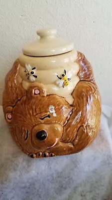 Vntg McCoy Bear W/Honey Pot Cookie Jar • $38