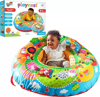 Galt Toys Playnest - Farm Sit Me Up Baby Seat Ages 0 Months Plus • £37.82