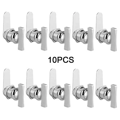 10PCS Metal File Cabinet Lock RV Marine Yacht Device Thumb Turn Cam Lock Keyless • $69.99