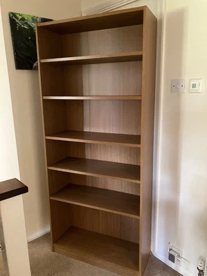 £15 • Buy Tall Oak Effect Bookcase