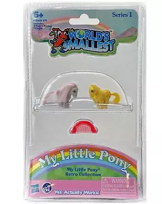 World's Smallest My Little Pony Snuzzle And Butterscotch Micro Action Figure NEW • $10.99