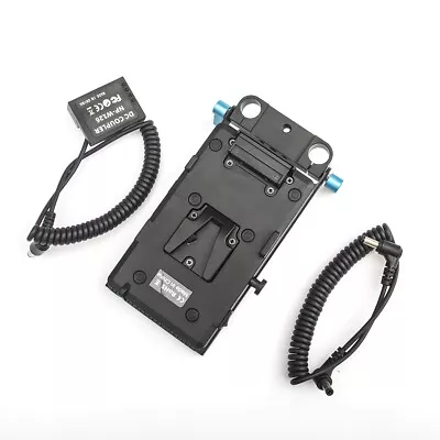 $85.99 • Buy V-mount Battery Power Plate+NP-W126 DC Coupler+15mm Rod Clamp For Fuji XPro2 T30