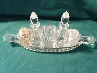 $50 • Buy Crystal Condiment / Cruet Set