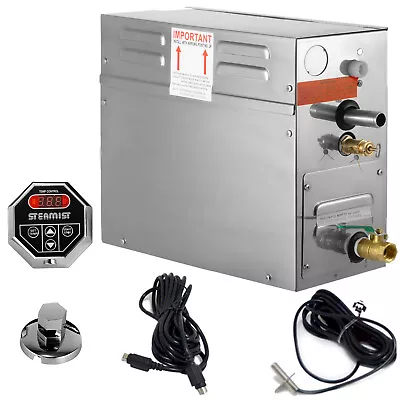 Commercial Steam Shower Generator Kit 3/9KW Bath Sauna Spa ( Waterproof Control) • $207.73