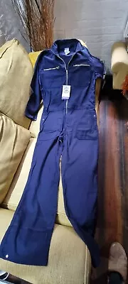 Men's Work Mechanic Blue Suit Overalls 100% Cotton Portwest Size M Regular • £20