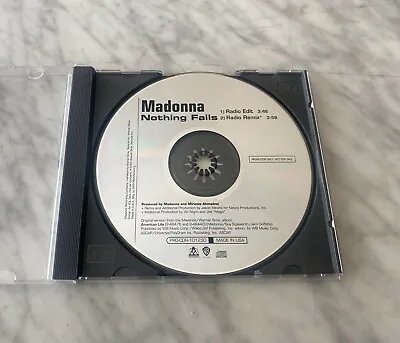 Madonna Nothing Fails CD Maxi Single PROMO 2003 Maverick PRO-CDR-101230 RARE OOP • $39.99