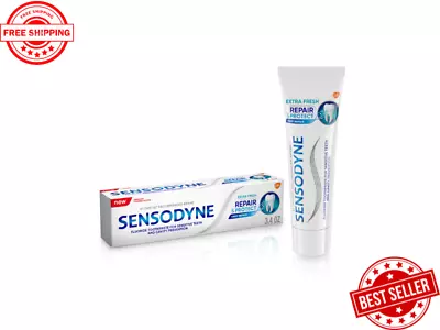 $9.47 • Buy Sensodyne Repair And Protect Sensitive Toothpaste, Extra Fresh 3.4 Oz