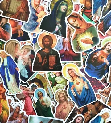 20 X Stickers Jesus Christ Virgin Mary Angels Religious Church Lord Stickers • £3.69