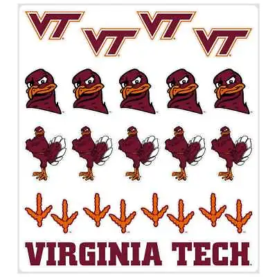 Virginia Tech Hokies Multi-Purpose Vinyl Sticker Sheet • $7.95