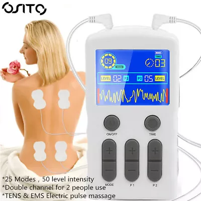 Tens Unit Machine Muscle Stimulator Electric Pulse Massager Therapy Pain Relief • $28.50