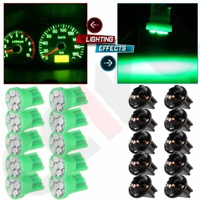 10x Green PC194 T10 6-SMD LED Instrument Cluster Light Bulbs Twist Lock Socket • $8.20