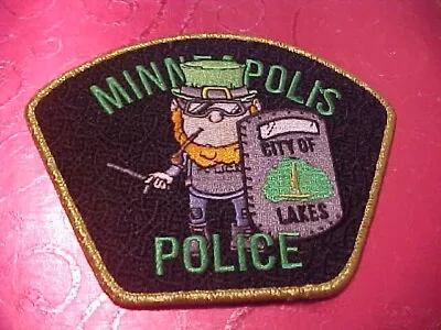 Minneapolis Minnesota Irish Police Patch Shoulder Size Unused Not A Badge • $13.90