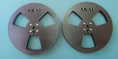 Akai Reel To Reel Tape Spools 7  3D Printed (Plastic) In Black • £29.99