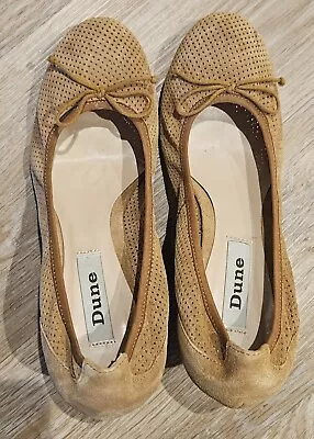 Dune Tan Wedges Size 5 • £10