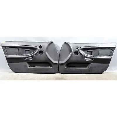 Damaged 92-98 BMW E36 3-Series Sedan Front Interior Door Panel Trim Skin Pair OE • $258.75
