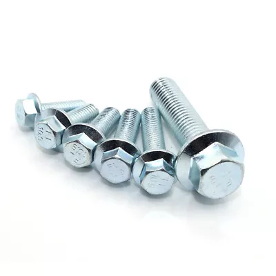 12mm FINE PITCH THREAD FLANGED HEX BOLTS HIGH TENSILE GRADE 10.9 DIN 6921 UK • £213.28