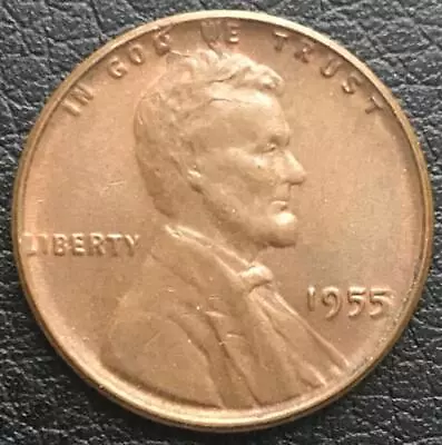 🇺🇸 1955  1 Cent  Lincoln - Wheat Ears Reverse  ERROR DOUBLE DIE  🇺🇸 • $130