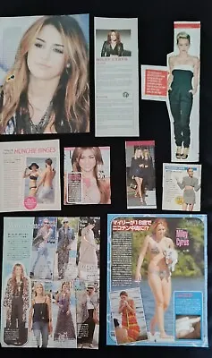 Miley Cyrus-clippings/cuttings-various-magazines • $12.99