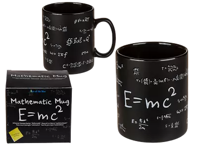 Mathematics Mug - Maths Formula Cup Teacher School E=mc2 Black • £7.99