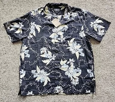 New NWT Patagonia La 'au Pataloha Men's Shirt Aloha Spirit: Ink Black Sz XL  • $120