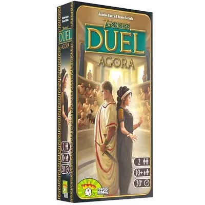 Repos Production | 7 Wonders Duel: Agora Expansion | Board Game | Ages 10+ (New) • £18.99