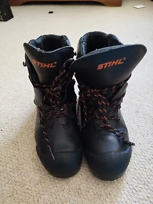 £59.99 • Buy Stihl Chainsaw Safety Boots Black Size UK8 EU42