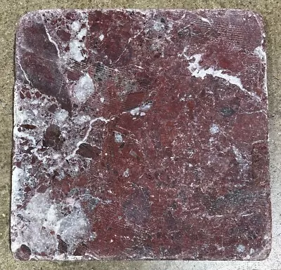 Purple Rosso Levanto Natural Stone Tile Kitchen Remodel Hall 6x6 (1 Tile) T-98B • $5.80