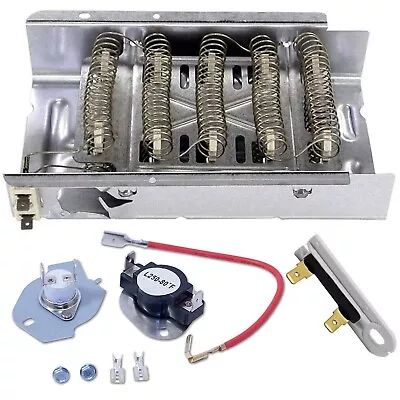 Electric Heating Element Thermostat Kit Compatible Whirlpool Dryer 11060022010 • $34.98