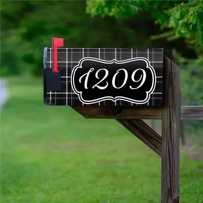 Custom Mailbox Magnetic Mailbox Cover Plaid Design - PMBM18 • $21.99