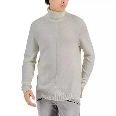 INC Mens Axel Ribbed Knit Long Sleeves Shirt Turtleneck Sweater BHFO 8773 • $14.99