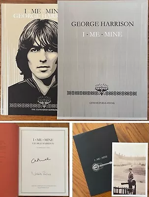 George Harrison I Me Mine Publishers Copies + Genesis Book Bag • £99