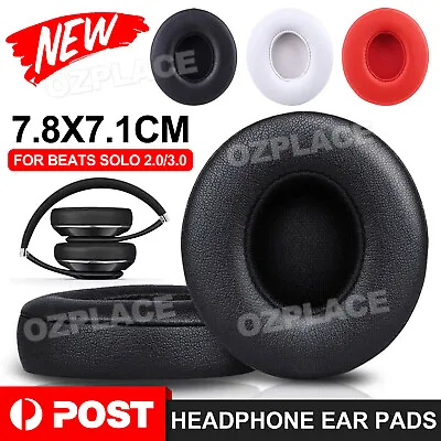 Replacement Ear Pads Cushion For Beats Ear Pads By Dr Dre Solo 2.0/3.0 Headphone • $8.95