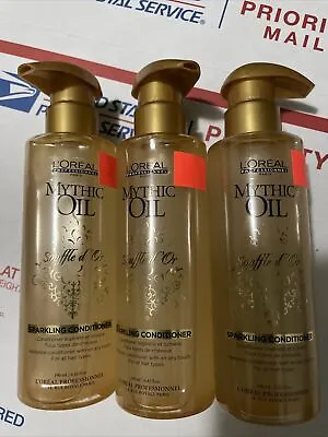 L'Oreal Mythic Oil Sparkling Conditioner 6.42 OZ Set Of 3 • $32.90