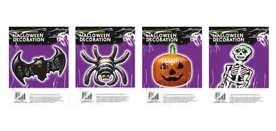 Blow UP Halloween Inflatable Decoration Skeleton Bat Pumpkin Spider 70cm NEW UK • £3.49