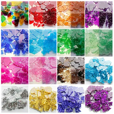 Safety/Tempered Broken Mirror Glass Mosaic Tiles For Hand Crafts Pieces Material • $11.98