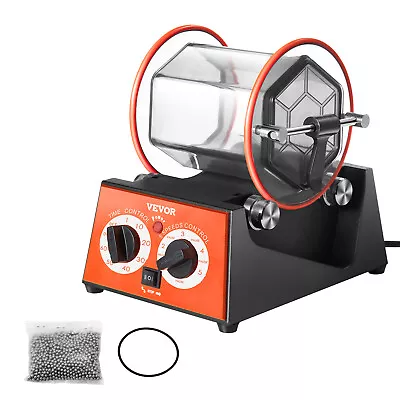 VEVOR 5kg Rotary Tumbler Surface Polisher Jewelry Polish Finish Machine Gem DIY • $103.99