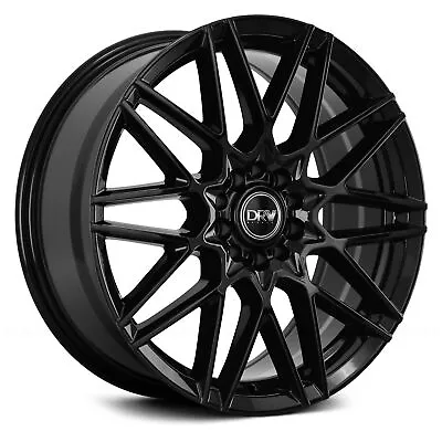 DRW D17 Wheels 18x8 (40 5x114.3 73.1) Black Rims Set Of 4 • $720