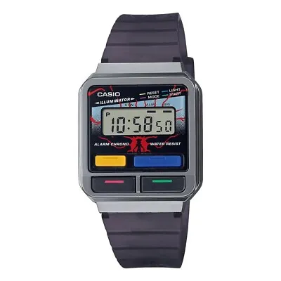 Casio Men's A120WEST-1A Black Stranger Things Vintage Watch Timepiece Active ... • $89.90