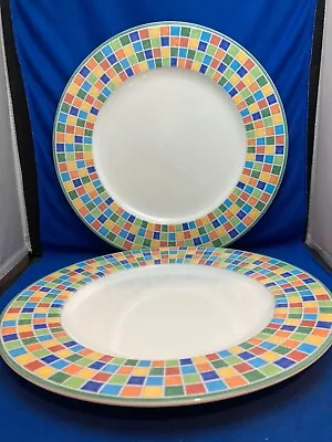 Villeroy & Boch “twist Alea Limone” Large Dinner Plates 12’'- Set Of 2 Easy Co. • $49.99