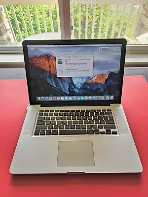 Apple Macbook Pro 15  Mid 2009 Core 2 Duo 4gb Ram 300gb Hard Drive OS X EL Cap • $70